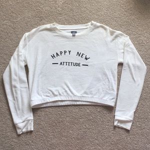 Long sleeve crop top!